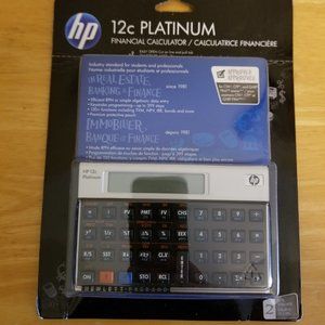 New hp 12c financial calculator